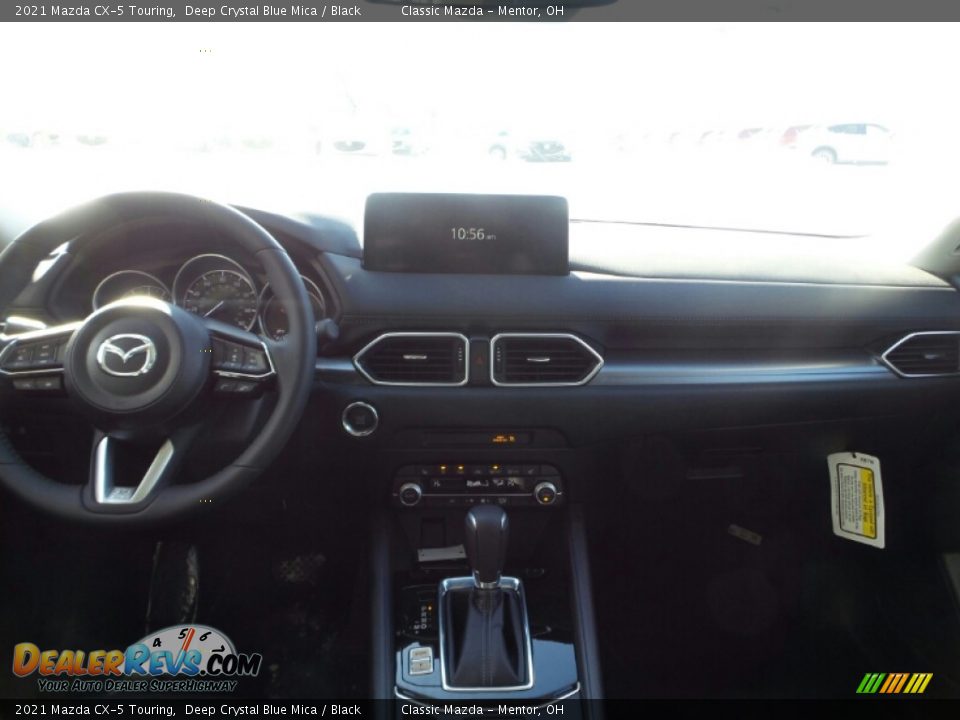 2021 Mazda CX-5 Touring Deep Crystal Blue Mica / Black Photo #3