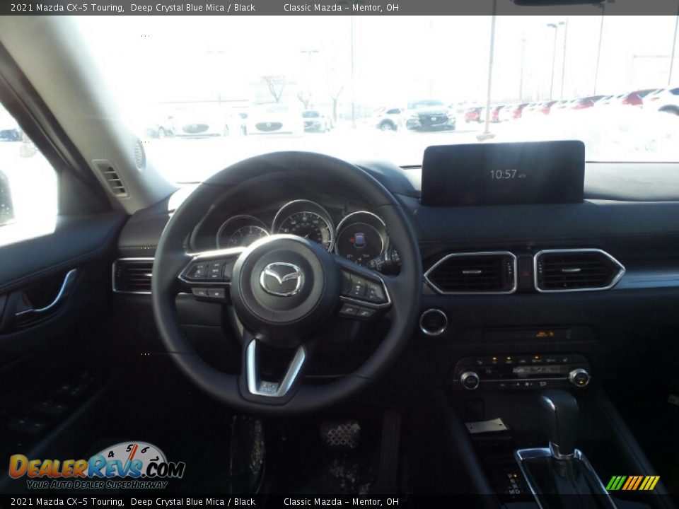 2021 Mazda CX-5 Touring Deep Crystal Blue Mica / Black Photo #6
