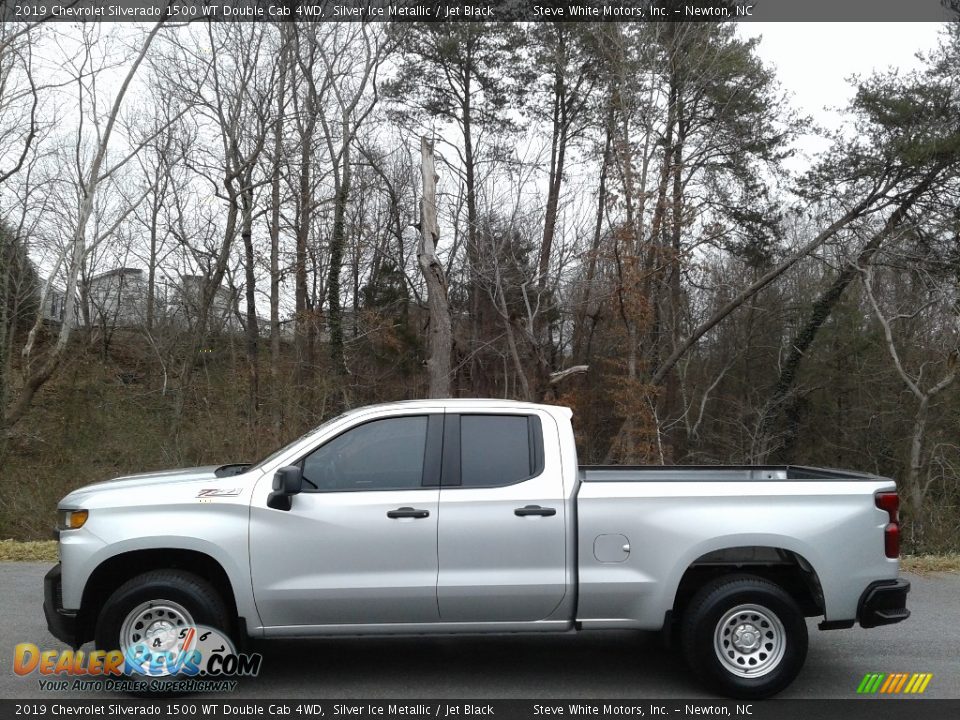 Silver Ice Metallic 2019 Chevrolet Silverado 1500 WT Double Cab 4WD Photo #1