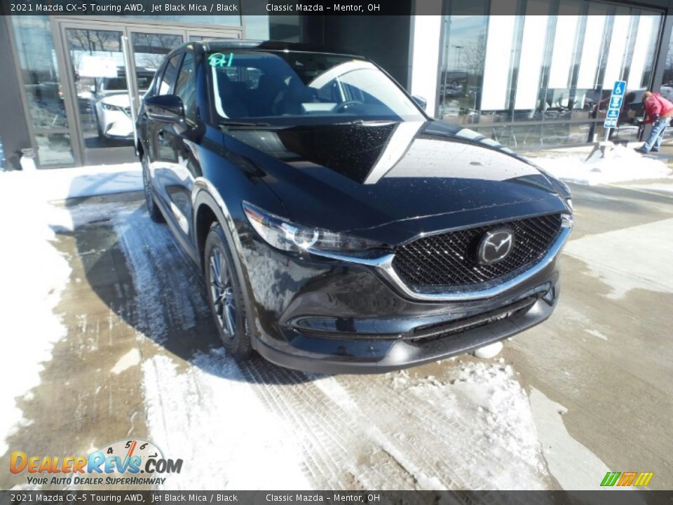 2021 Mazda CX-5 Touring AWD Jet Black Mica / Black Photo #1