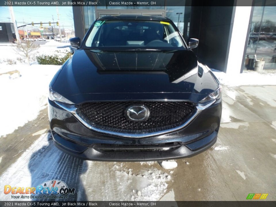 2021 Mazda CX-5 Touring AWD Jet Black Mica / Black Photo #2