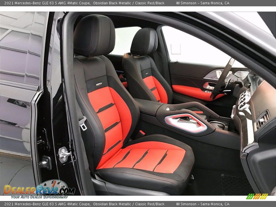 Classic Red/Black Interior - 2021 Mercedes-Benz GLE 63 S AMG 4Matic Coupe Photo #5