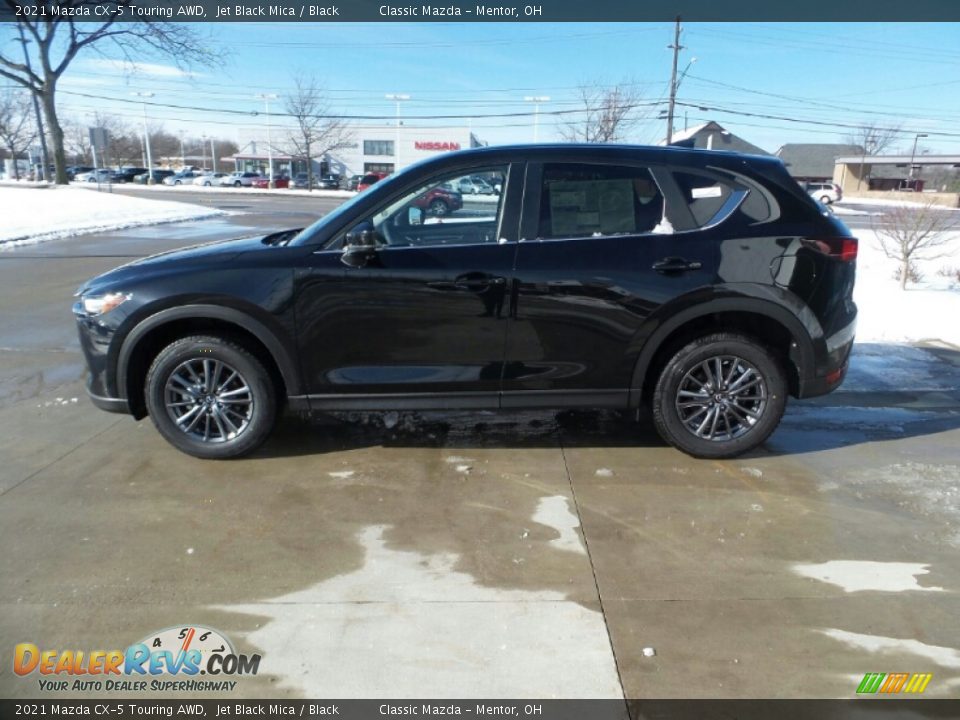 2021 Mazda CX-5 Touring AWD Jet Black Mica / Black Photo #5