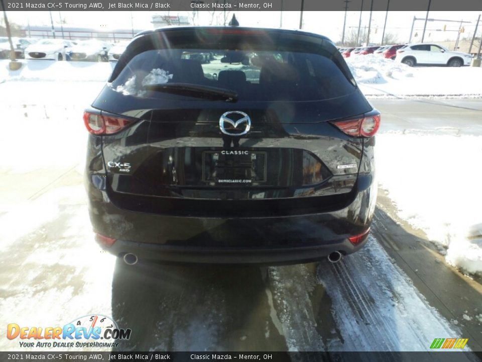 2021 Mazda CX-5 Touring AWD Jet Black Mica / Black Photo #6