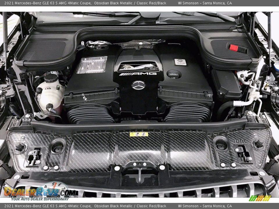 2021 Mercedes-Benz GLE 63 S AMG 4Matic Coupe 4.0 Liter DI biturbo DOHC 32-Valve VVT V8 Engine Photo #8