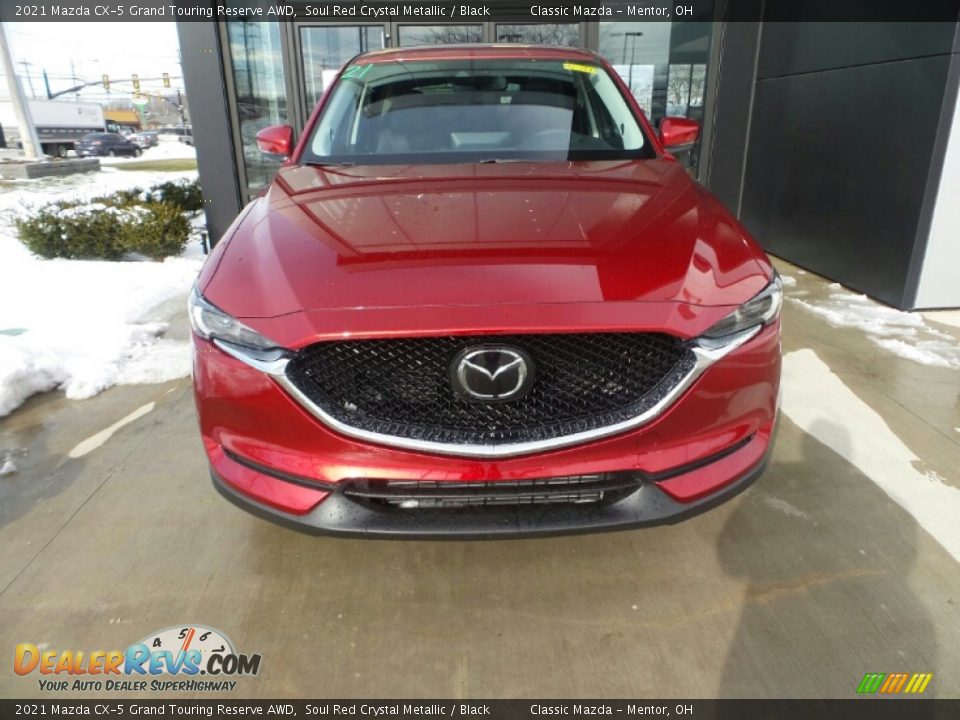 2021 Mazda CX-5 Grand Touring Reserve AWD Soul Red Crystal Metallic / Black Photo #2
