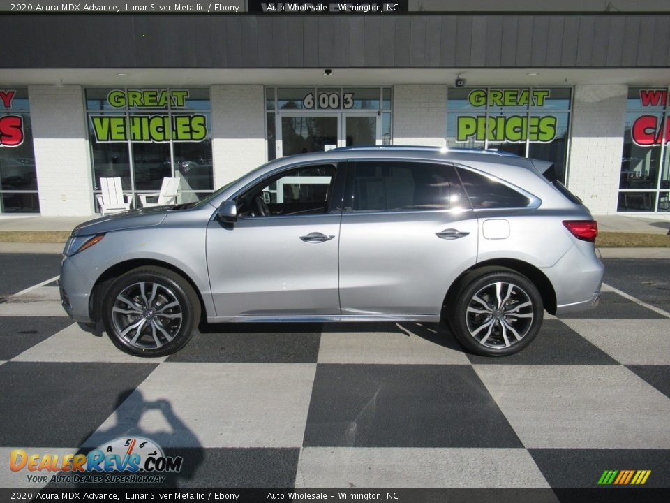2020 Acura MDX Advance Lunar Silver Metallic / Ebony Photo #1