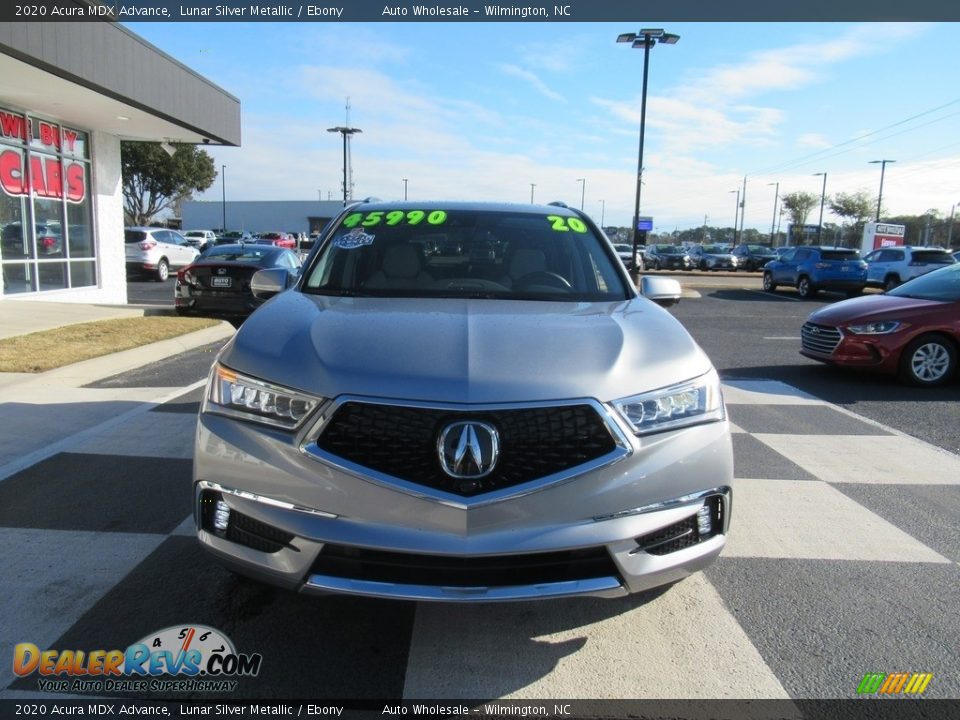 2020 Acura MDX Advance Lunar Silver Metallic / Ebony Photo #2