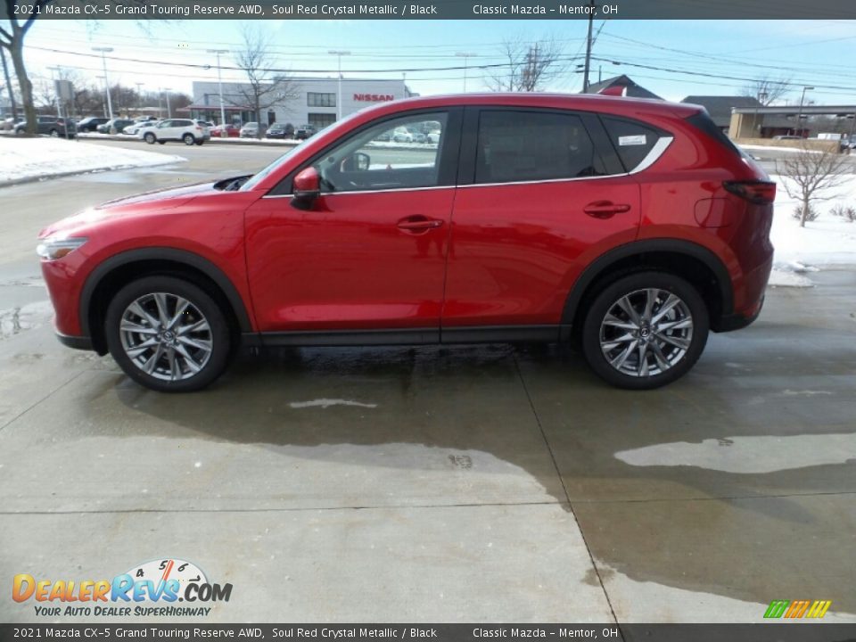2021 Mazda CX-5 Grand Touring Reserve AWD Soul Red Crystal Metallic / Black Photo #5