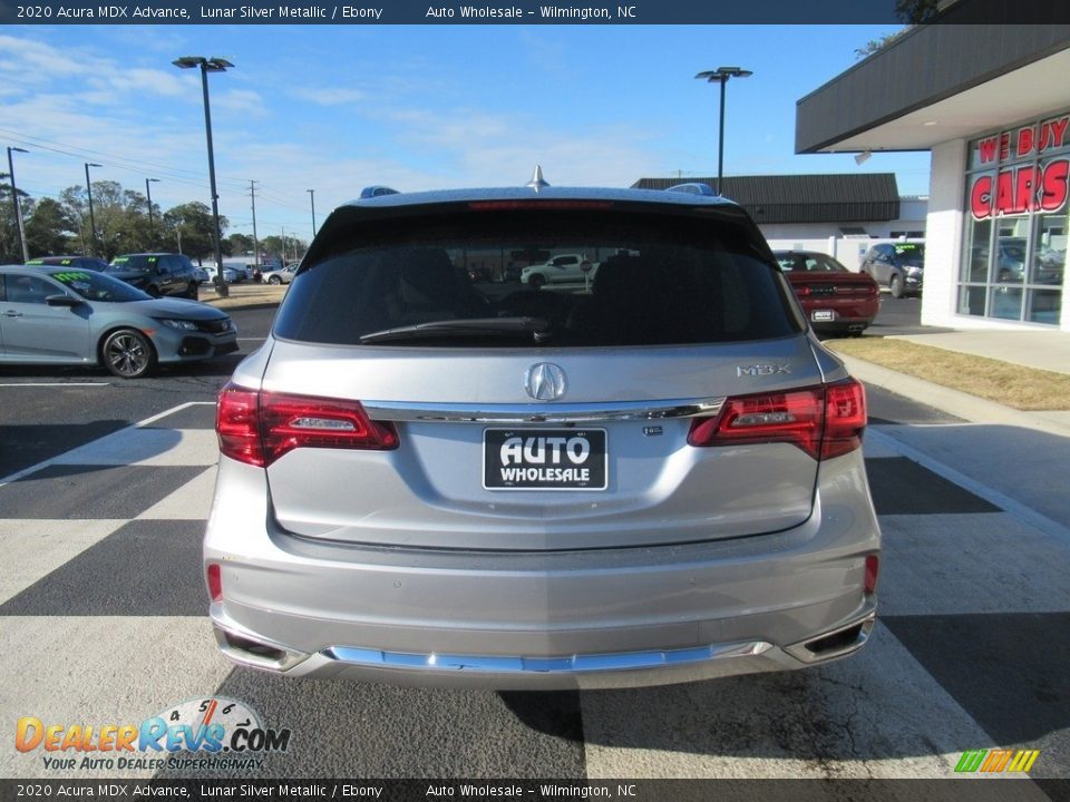 2020 Acura MDX Advance Lunar Silver Metallic / Ebony Photo #4