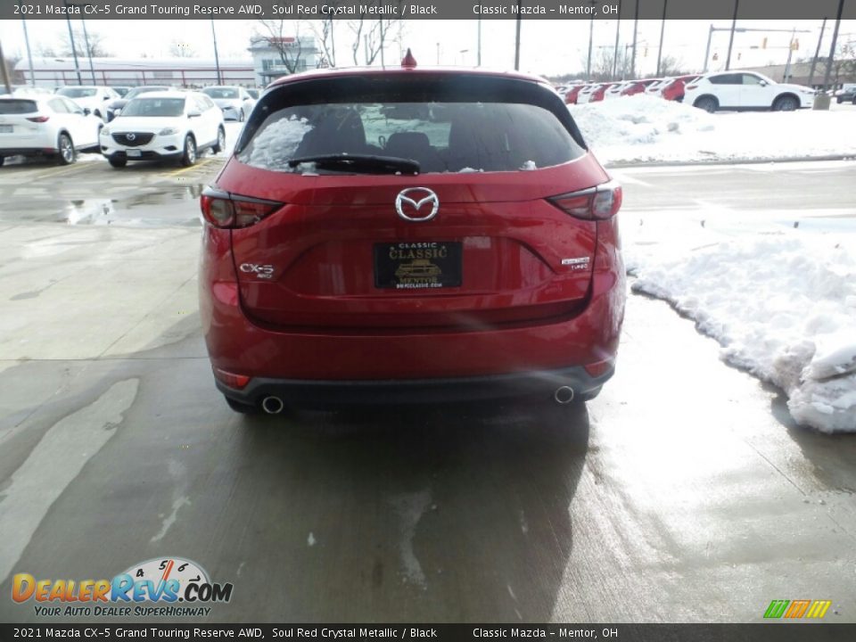 2021 Mazda CX-5 Grand Touring Reserve AWD Soul Red Crystal Metallic / Black Photo #6