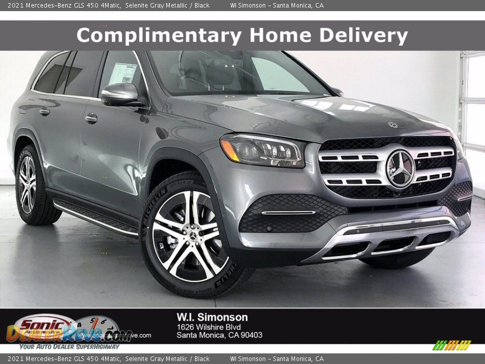 2021 Mercedes-Benz GLS 450 4Matic Selenite Gray Metallic / Black Photo #1