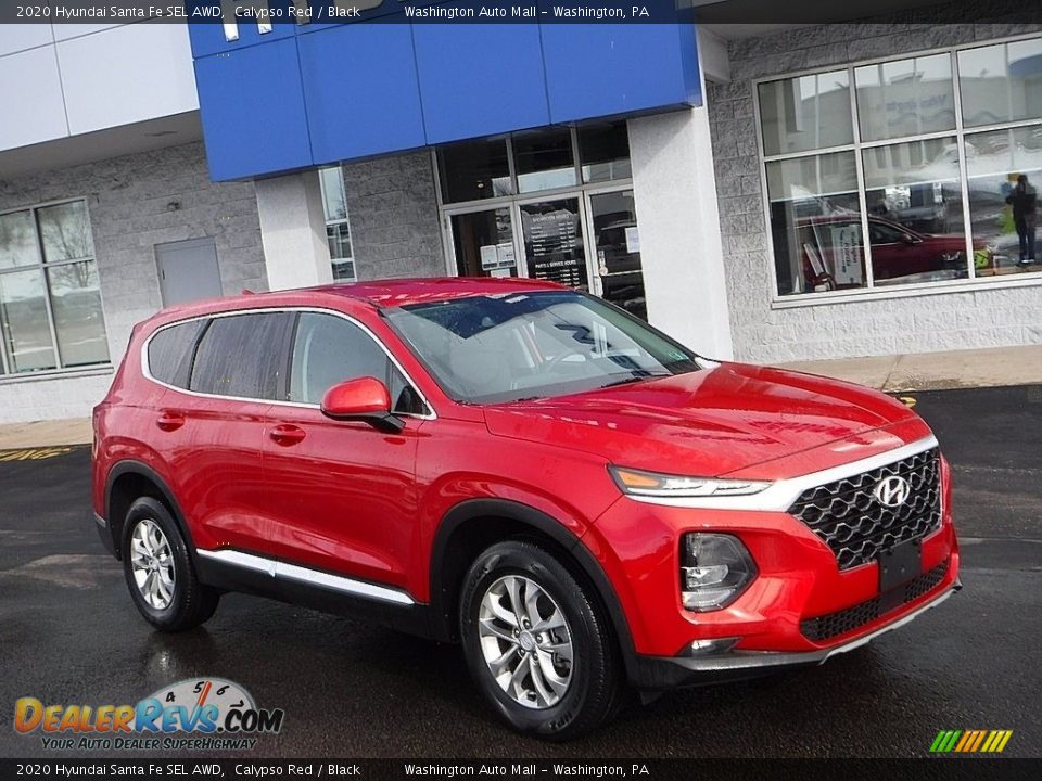 2020 Hyundai Santa Fe SEL AWD Calypso Red / Black Photo #1