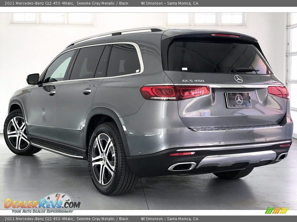 2021 Mercedes-Benz GLS 450 4Matic Selenite Gray Metallic / Black Photo #2