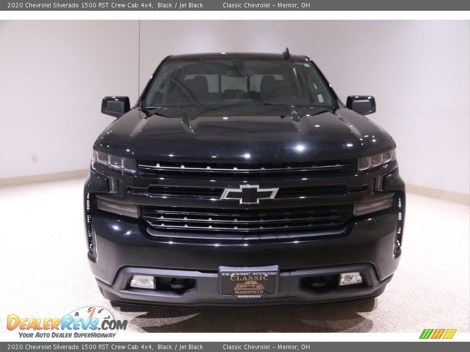 2020 Chevrolet Silverado 1500 RST Crew Cab 4x4 Black / Jet Black Photo #2