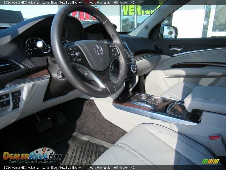 2020 Acura MDX Advance Lunar Silver Metallic / Ebony Photo #10