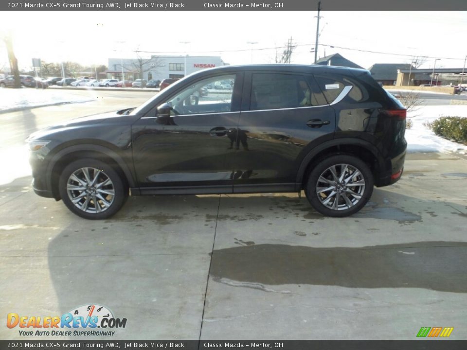 2021 Mazda CX-5 Grand Touring AWD Jet Black Mica / Black Photo #5