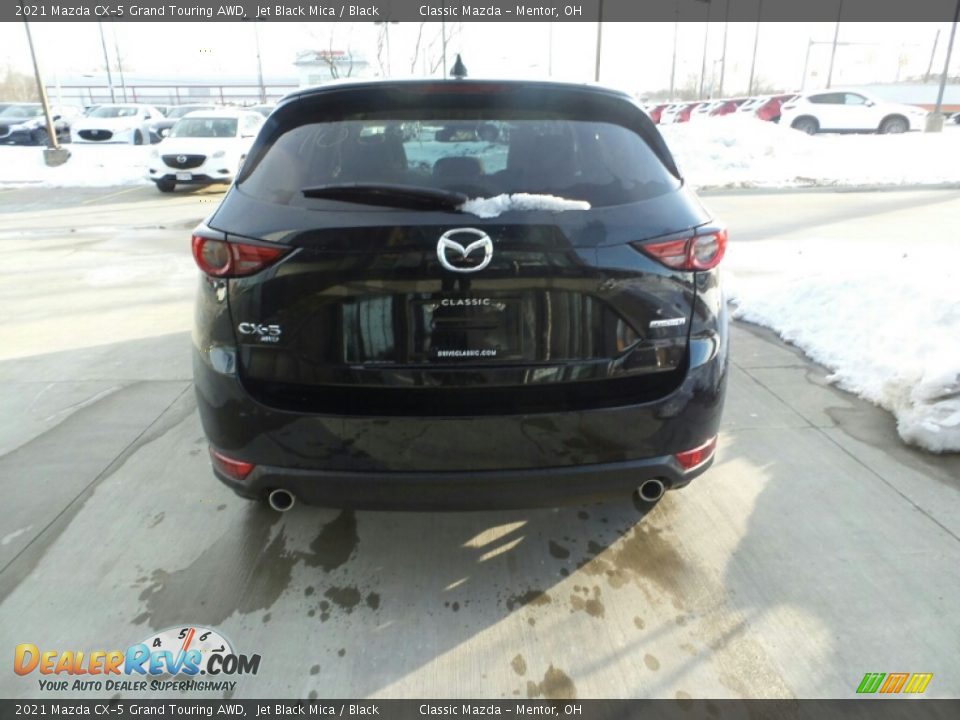 2021 Mazda CX-5 Grand Touring AWD Jet Black Mica / Black Photo #6