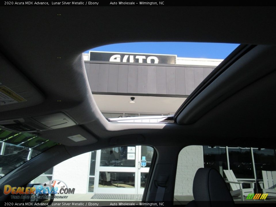 2020 Acura MDX Advance Lunar Silver Metallic / Ebony Photo #14