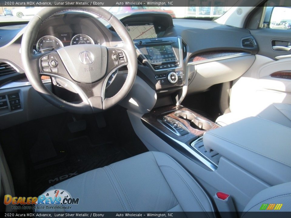 2020 Acura MDX Advance Lunar Silver Metallic / Ebony Photo #15