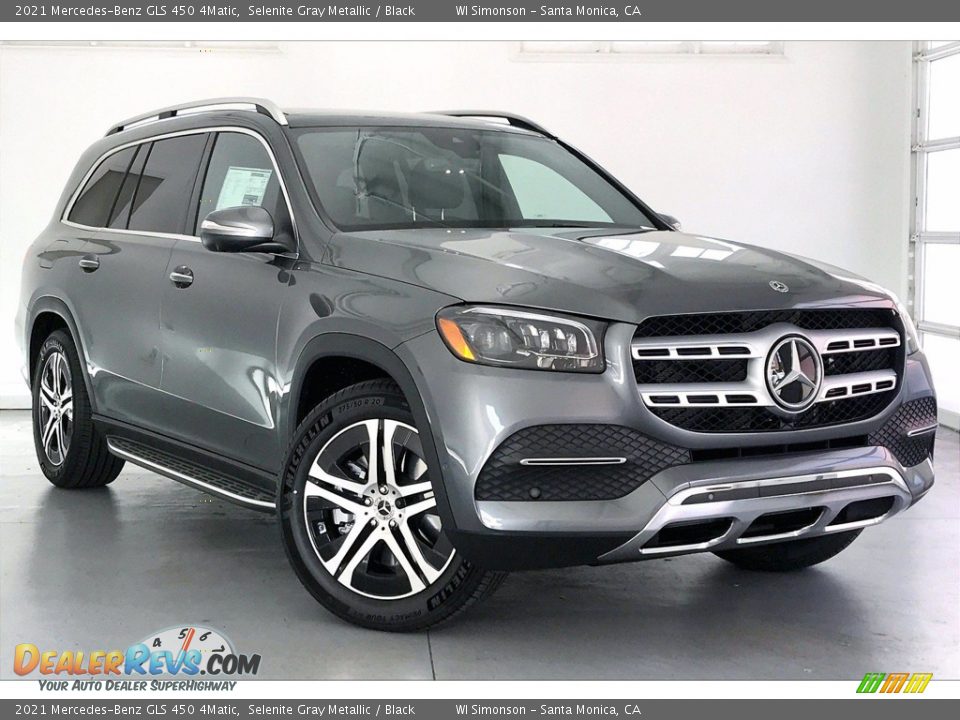 2021 Mercedes-Benz GLS 450 4Matic Selenite Gray Metallic / Black Photo #12