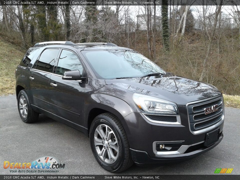 2016 GMC Acadia SLT AWD Iridium Metallic / Dark Cashmere Photo #4