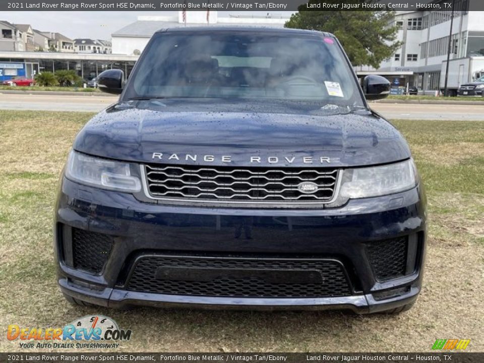 2021 Land Rover Range Rover Sport HSE Dynamic Portofino Blue Metallic / Vintage Tan/Ebony Photo #10