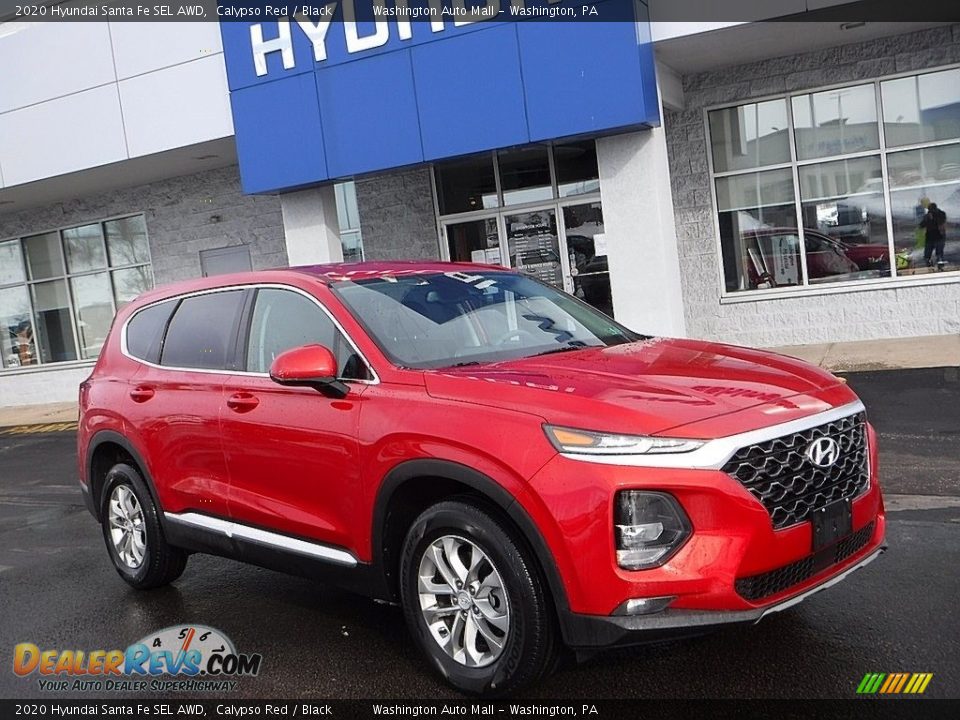 2020 Hyundai Santa Fe SEL AWD Calypso Red / Black Photo #1