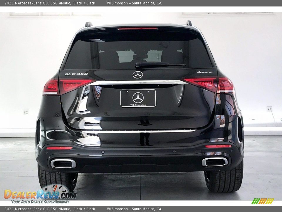 2021 Mercedes-Benz GLE 350 4Matic Black / Black Photo #3