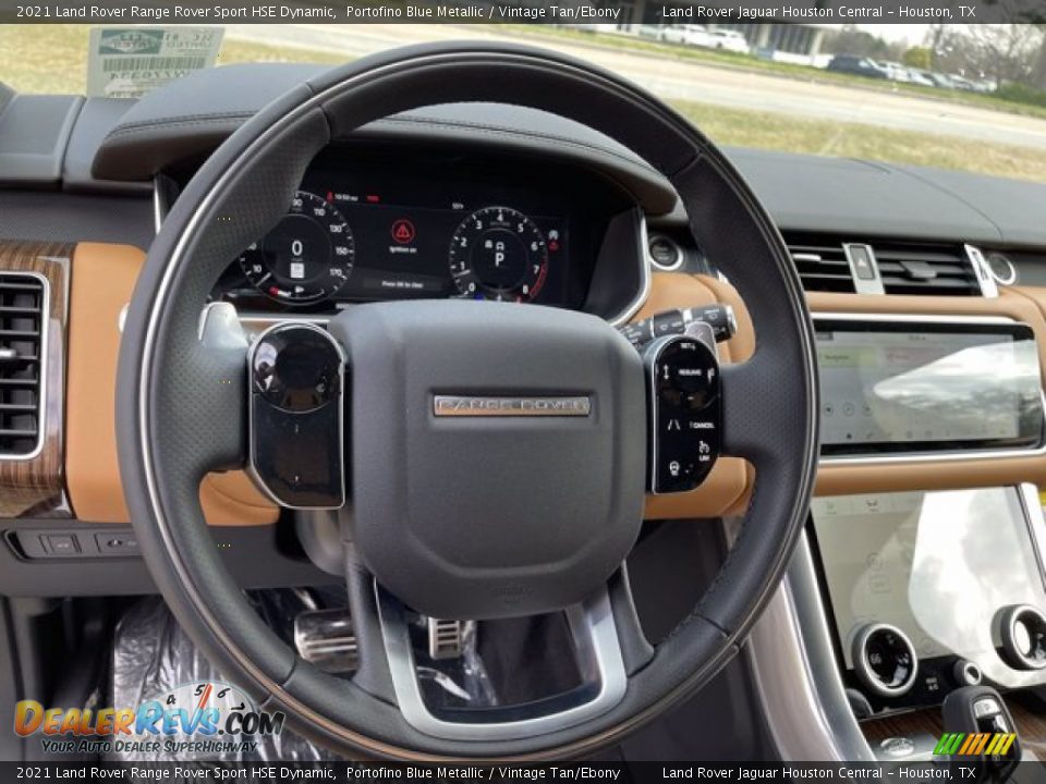 2021 Land Rover Range Rover Sport HSE Dynamic Portofino Blue Metallic / Vintage Tan/Ebony Photo #20