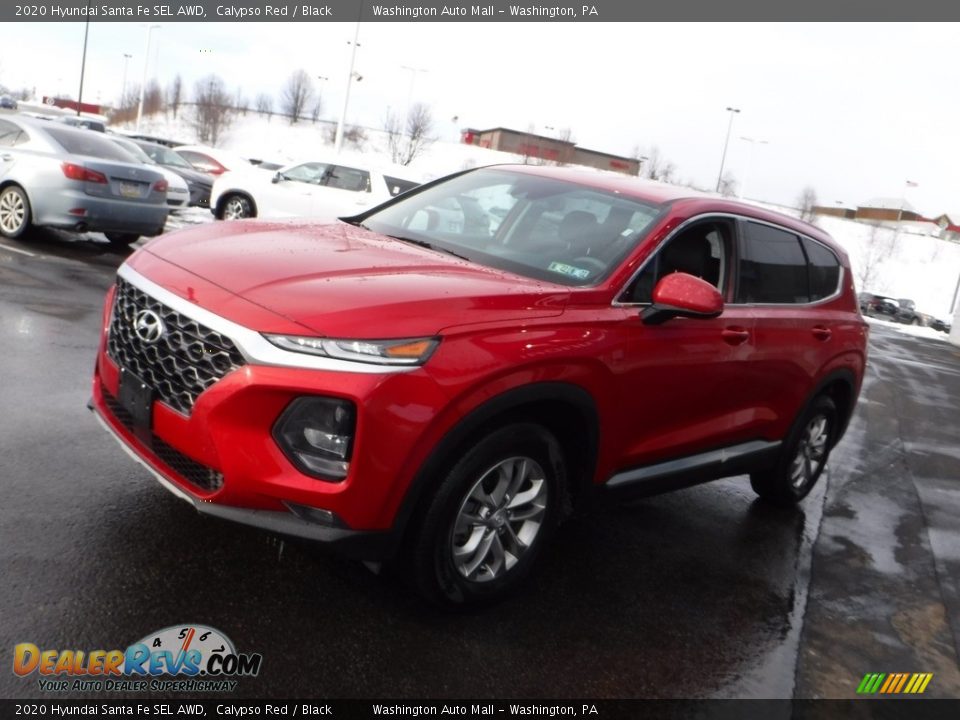 2020 Hyundai Santa Fe SEL AWD Calypso Red / Black Photo #5