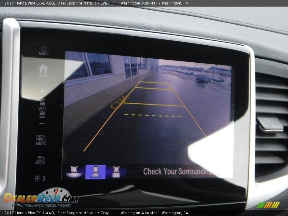 2017 Honda Pilot EX-L AWD Steel Sapphire Metallic / Gray Photo #21