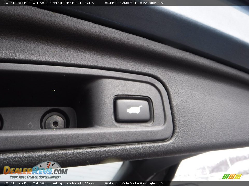 2017 Honda Pilot EX-L AWD Steel Sapphire Metallic / Gray Photo #27