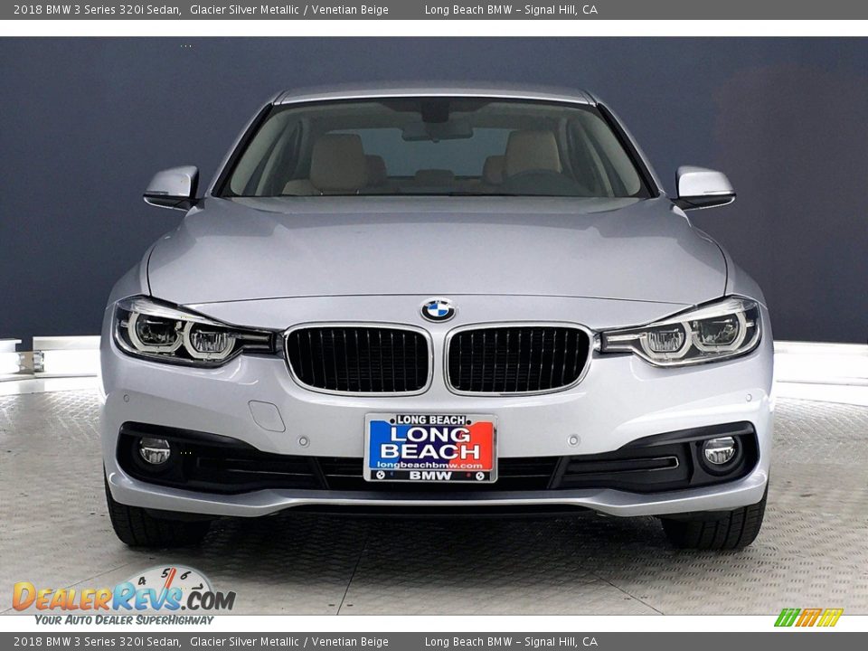 2018 BMW 3 Series 320i Sedan Glacier Silver Metallic / Venetian Beige Photo #2