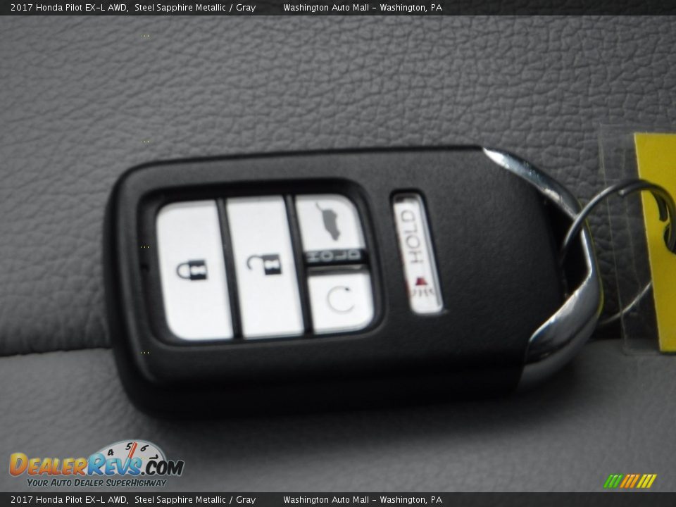 2017 Honda Pilot EX-L AWD Steel Sapphire Metallic / Gray Photo #29