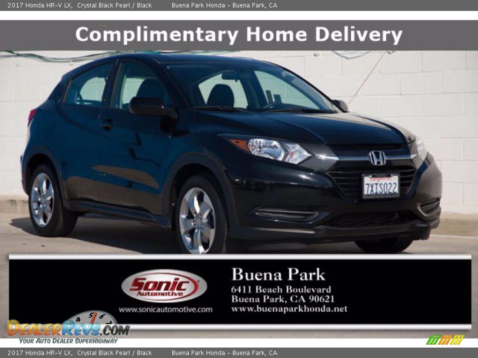 2017 Honda HR-V LX Crystal Black Pearl / Black Photo #1