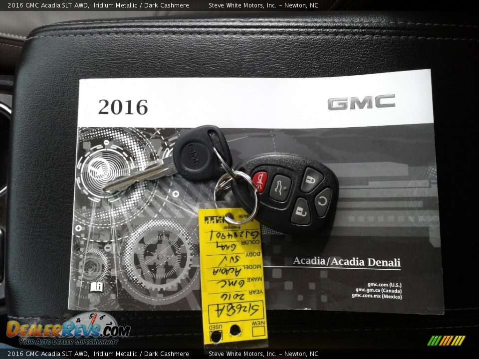 2016 GMC Acadia SLT AWD Iridium Metallic / Dark Cashmere Photo #32