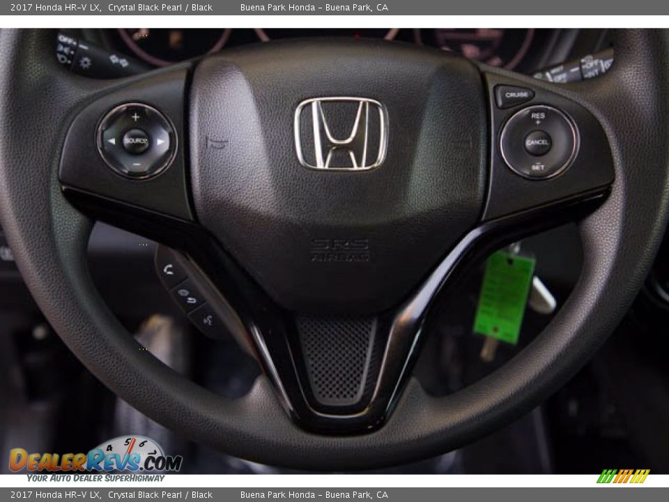 2017 Honda HR-V LX Crystal Black Pearl / Black Photo #15