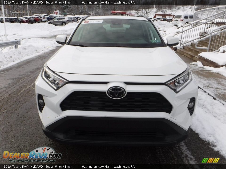 2019 Toyota RAV4 XLE AWD Super White / Black Photo #9