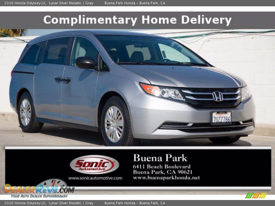 2016 Honda Odyssey LX Lunar Silver Metallic / Gray Photo #1