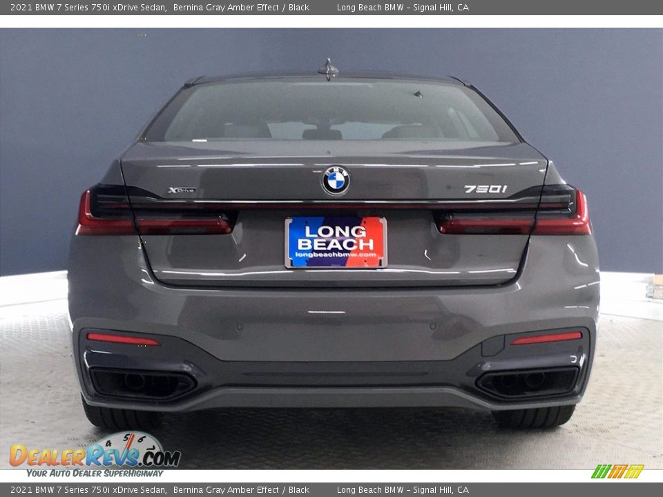 2021 BMW 7 Series 750i xDrive Sedan Bernina Gray Amber Effect / Black Photo #4