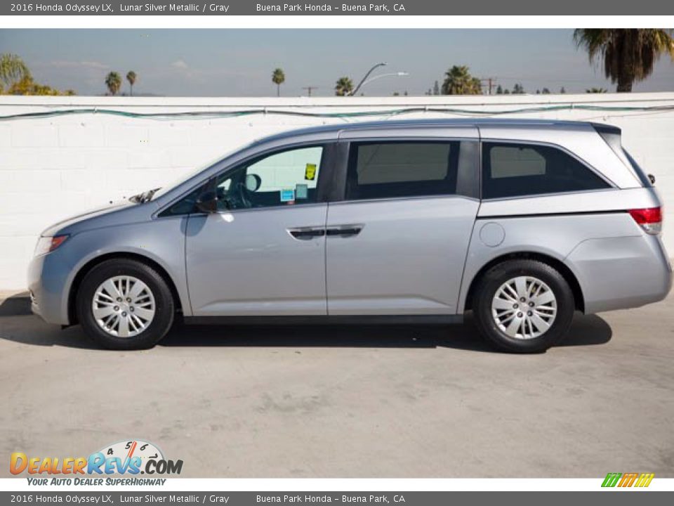 2016 Honda Odyssey LX Lunar Silver Metallic / Gray Photo #10