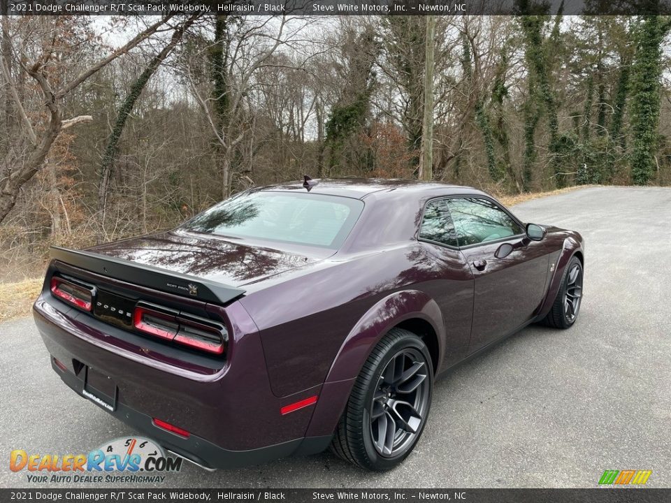 2021 Dodge Challenger R/T Scat Pack Widebody Hellraisin / Black Photo #6