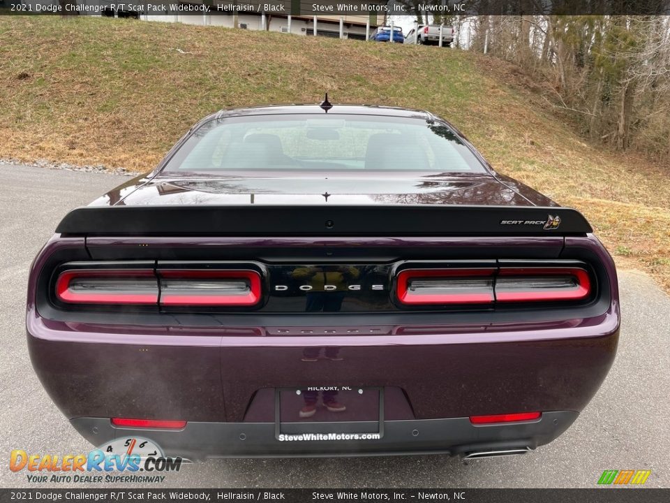 2021 Dodge Challenger R/T Scat Pack Widebody Hellraisin / Black Photo #7