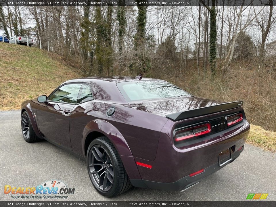 2021 Dodge Challenger R/T Scat Pack Widebody Hellraisin / Black Photo #8