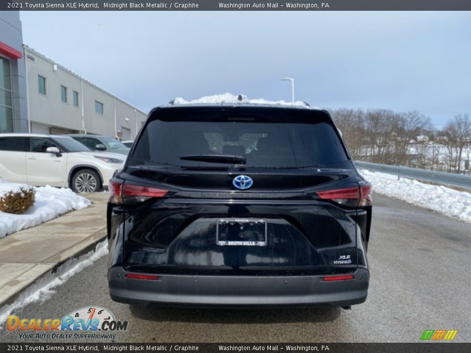 2021 Toyota Sienna XLE Hybrid Midnight Black Metallic / Graphite Photo #15