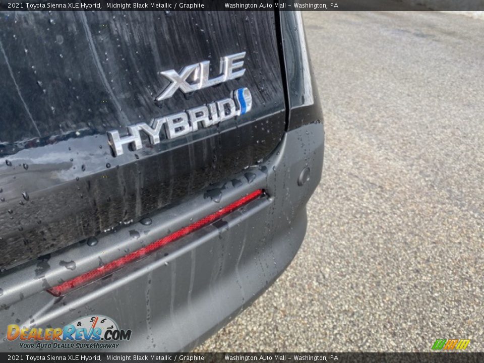 2021 Toyota Sienna XLE Hybrid Midnight Black Metallic / Graphite Photo #25