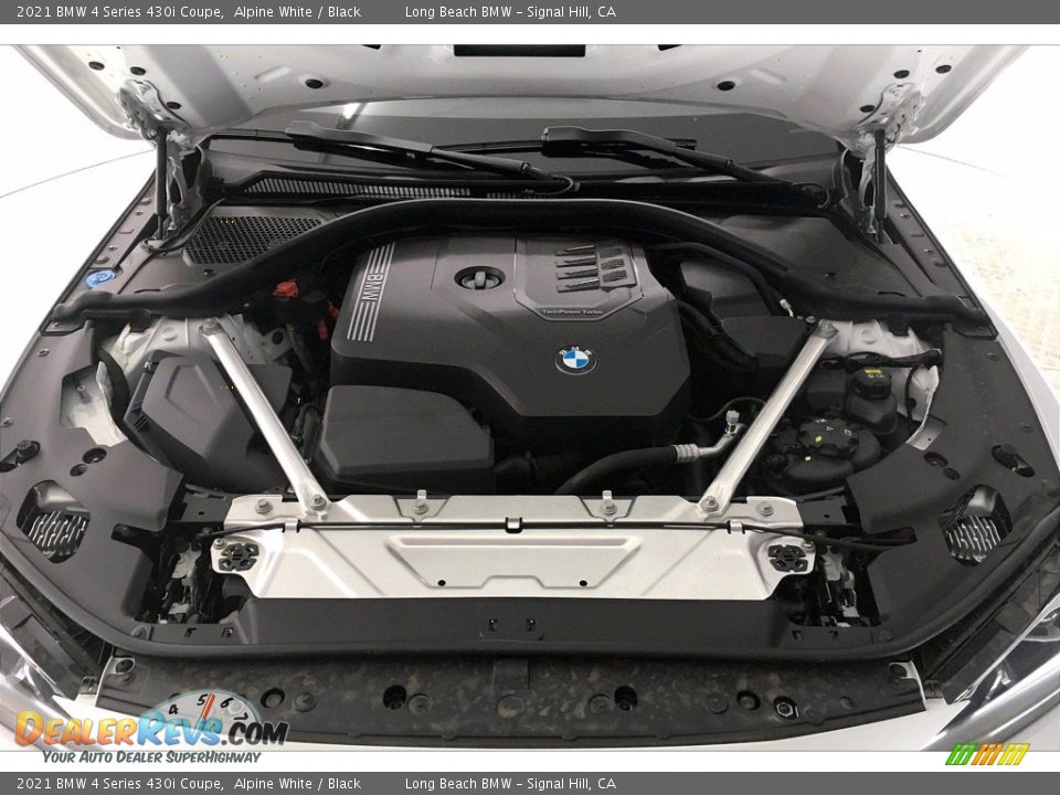 2021 BMW 4 Series 430i Coupe Alpine White / Black Photo #10