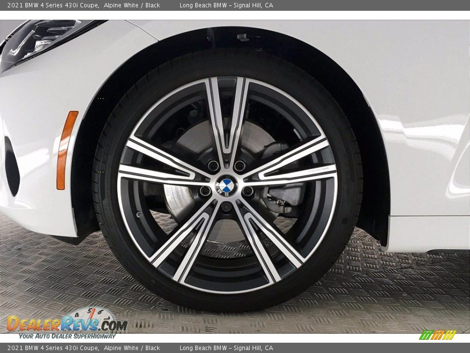 2021 BMW 4 Series 430i Coupe Alpine White / Black Photo #13