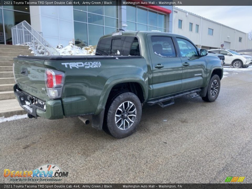 2021 Toyota Tacoma TRD Sport Double Cab 4x4 Army Green / Black Photo #14